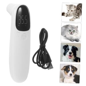 NOLITOY 1 Set Pet Thermometer Non- Animals Temperature Monitor Pet Ear Accurate Temperature Detection Screen Pet Temperature Device Dog Ear Temperature Medical Detector Baby Plastic