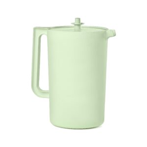 tupperware heritage 1 gallon pitcher in mint - dishwasher safe & bpa free