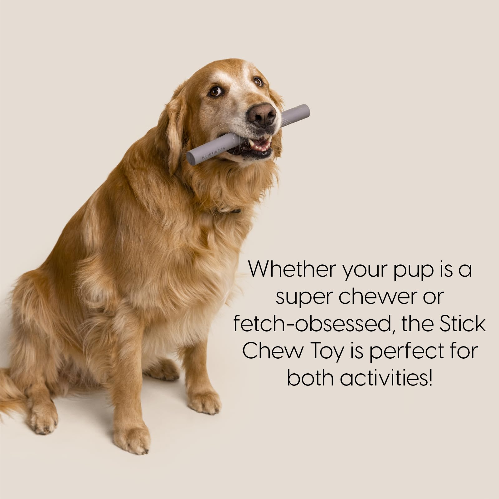 Reese+Murphy Stick Dog Chew Toy - Large Dog Toy - Dog Toys for Small Medium Large Breed - Teething Toys for Dogs - Puppy Chew Toys