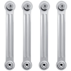 Glider Bearing Arm Bracket Replacement Hardware Rocker Parts, 9 Inch Overall Length, 7-1/2 Inch Between Mounting Holes, 4 Pack Patio Glider Parts Rocker for Outdoor Glider and Garden Bench