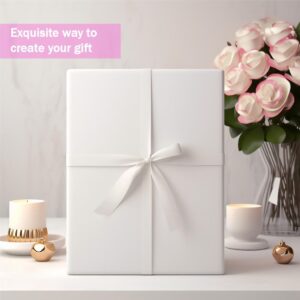 12 Packs Extra Large Gift Boxes with Lids for Presents, 17x11x4 Inch White Clothing Boxes for Wrapping Gifts, Blanket, Robes, Shirts, Sweater, XL Cardboard White Boxes Bulk for Christmas, Birthday - Cajas Para Regalos