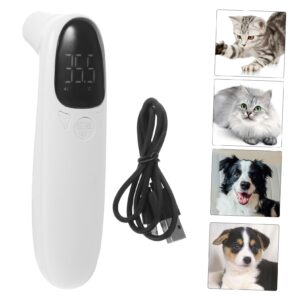 ABOOFAN 5 Sets pet Thermometer Portable Thermometer Animal Thermometer Safe Thermometer Light Thermometer Digital Thermometer Dog Ear Temperature Screen pet Temperature Device Pet Supply