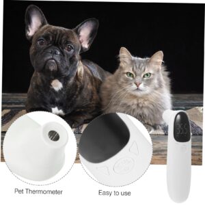 NOLITOY 2 Sets Pet Thermometer Cat Temperature Animal Dog Thermometer Pet Owner Home Use Pet Temperature Monitor Non- Pet Dog Ear Temperature Household Pet Dog Baby Plastic