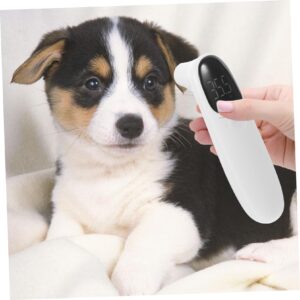 NOLITOY 4 Sets Pet Thermometer Dog Ear Thermometer Non- Cats Thermometer Home Use Pet Temperature Thermometer for Pet Rechargeable Pet Ear Thermometer Screen Baby Plastic Pet Dog