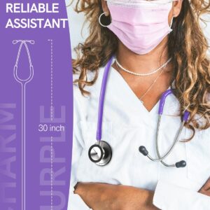 FriCARE Purple Stethoscopes for Nurses, Classic Dual Head Stethoscope Kit Medical Supplies, RN, LPN, LVN, Nursing School Students, Home Health Use