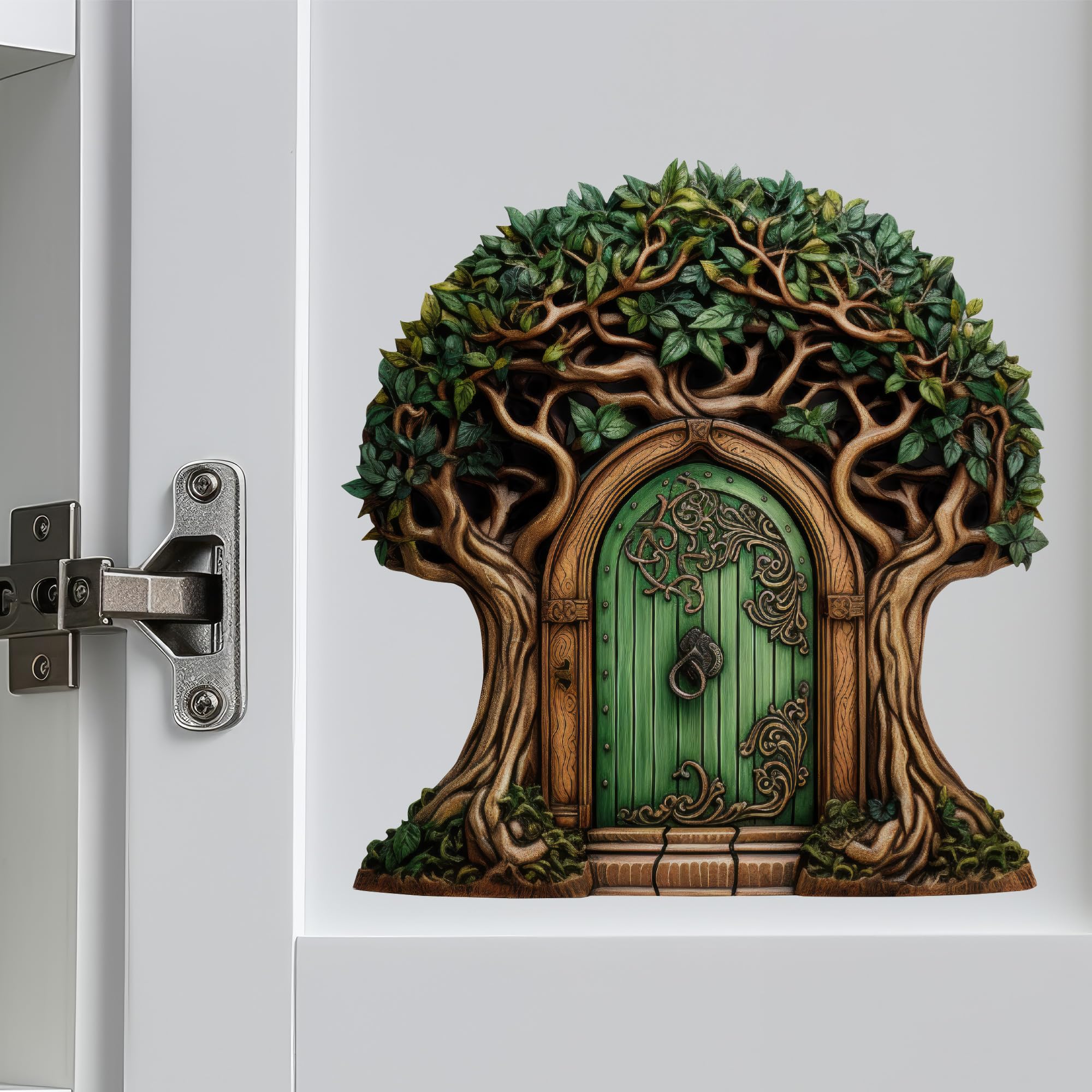 Beautiful Tree Fairy Door Wall Sticker - Removable Wall Decal