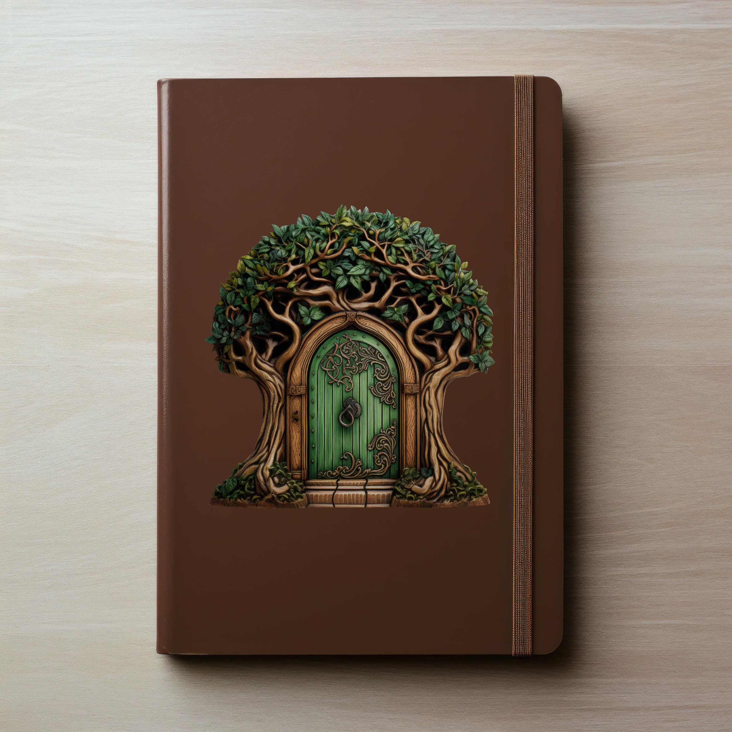 Beautiful Tree Fairy Door Wall Sticker - Removable Wall Decal