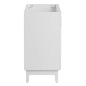 Modway EEI-6400-WHI Miles 36” Bathroom Vanity Cabinet (Sink Basin Not Included), White