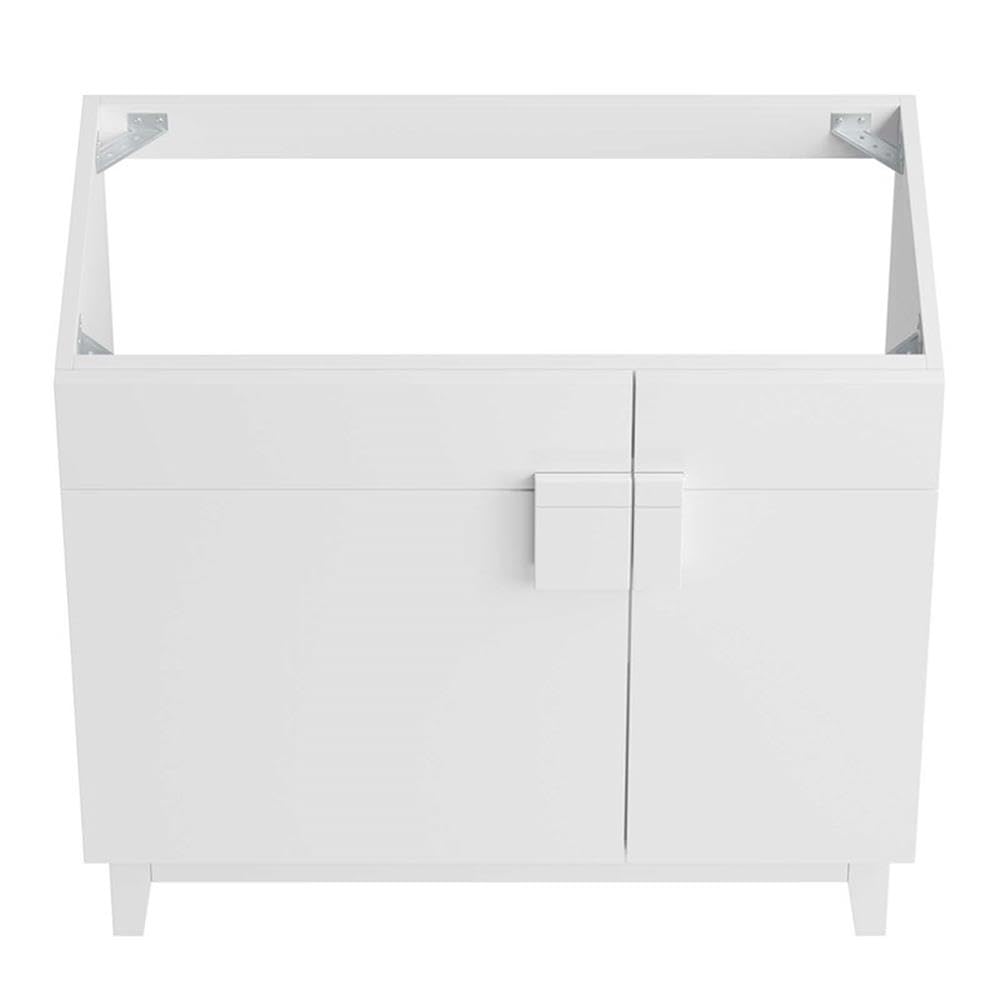 Modway EEI-6400-WHI Miles 36” Bathroom Vanity Cabinet (Sink Basin Not Included), White