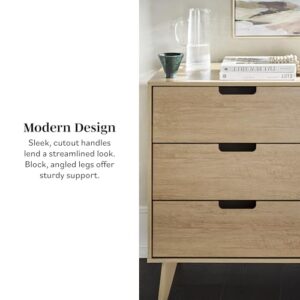 Walker Edison Modern 6-Drawer Dresser Bedroom Storage Organizer, 52 Inch, Riviera