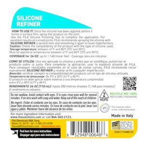 FILA Surface Care Solutions, Silicone Finishing KIT, Silicone Smoothing Spray, Suitable with caulking Tool kit and Silicone Tools, Perfect for Finishing Silicone Spray, Caulk Tool Included, 24oz