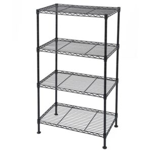 TBMAQ 4-Tier Wire Storage Shelves Adjustable Shelving Units Steel Metal Rack Kitchen