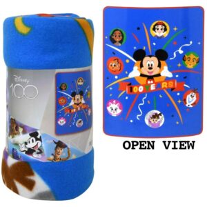 Disney 100th 45x60 Fleece Throw Blanket