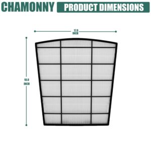 CHAMONNY H-HF800-VP Filter Replacement, Compatible with Hunter HP800 Air Purifier, Part# Part Number H-HF800-VP/H-PF800,1 H13 True HEPA Filters + 4 Pre-filters