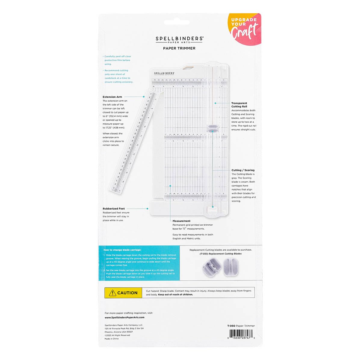 Spellbinders 12" Paper Trimmer, White