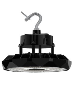 marathon lighting 150w wattage and color selectable led round highbay light-ul/dlc listed-21000 lumens-250w mh equal-ac 120-277v-3000k/4000k/5000k in black color,6kv surge protection