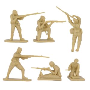 BMC CTS WW2 Japanese Plastic Army Men - 24pc Tan Imperial Japan Soldier Figures