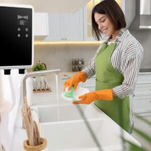 SantiCleana Ozone Laundry Washer System - 2 Outlets! - Stainless Sprayer - Black Hose