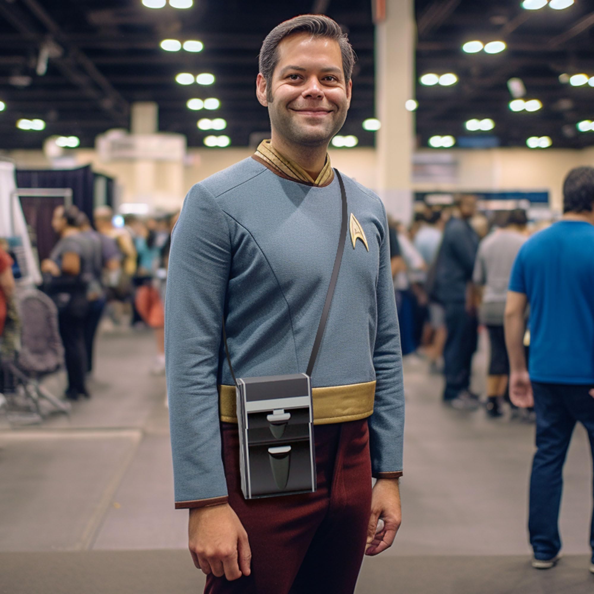 Tricorder Favor Box Star Trek Costume Accessory - The Original Series, Perfect for Sci-Fi Birthday, Cosplay Fans - Licensed, with Mr. Spock's Vulcan Salute