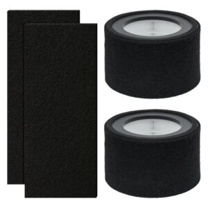 chamonny ee-5068 filter replacement, compatible with crane ee-5068 and etery jt-8115m air purifiers, 3-in-1 h13 true hepa filter and activated carbon filter, part# hs-1946, 2 pack