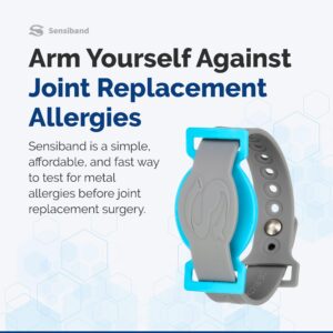 SENSIBAND Metal Allergy Test Band – Test at Home or Anywhere - Tests for Common Metals Used in Piercings & Jewelry - See Your Own Results - Order 3 Weeks Before Surgery.… (Copper)