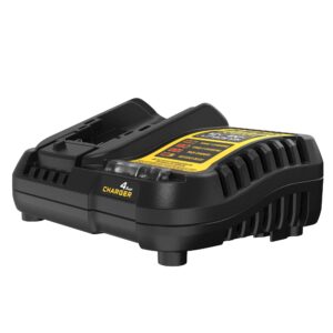 DEWALT 12V MAX/20V MAX Lithium Ion Battery Charger, 4 Amp, Waterproof (DCB1104)