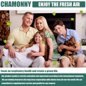 CHAMONNY EE-5068 Filter Replacement, Compatible with Crane EE-5068 and Etery jt-8115m Air Purifiers, 3-in-1 H13 True HEPA Filter and Activated Carbon Filter, Part# HS-1946, 2 Pack