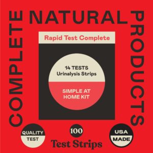 Urinalysis Test Strips 100 Count pH Strips