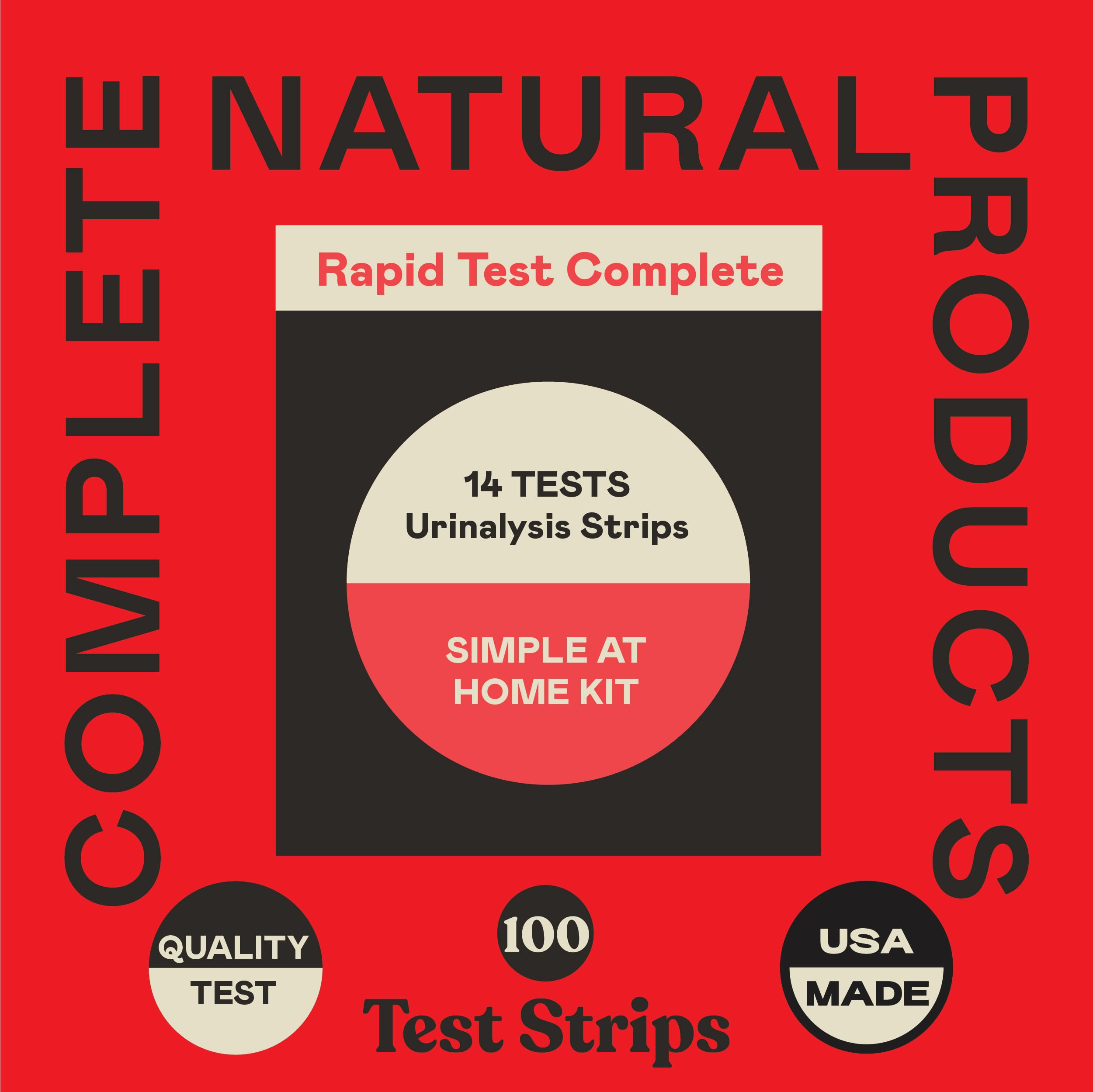 Urinalysis Test Strips 100 Count pH Strips