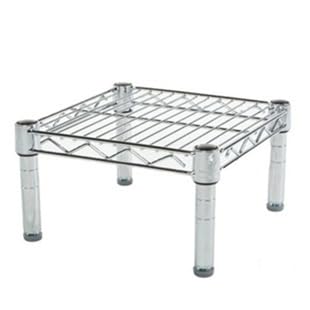 Shelving Inc. 10" d x 30" w x 6" h Chrome Wire Shelving with 1 Tier Shelf, Weight Capacity 800lbs Per Shelf