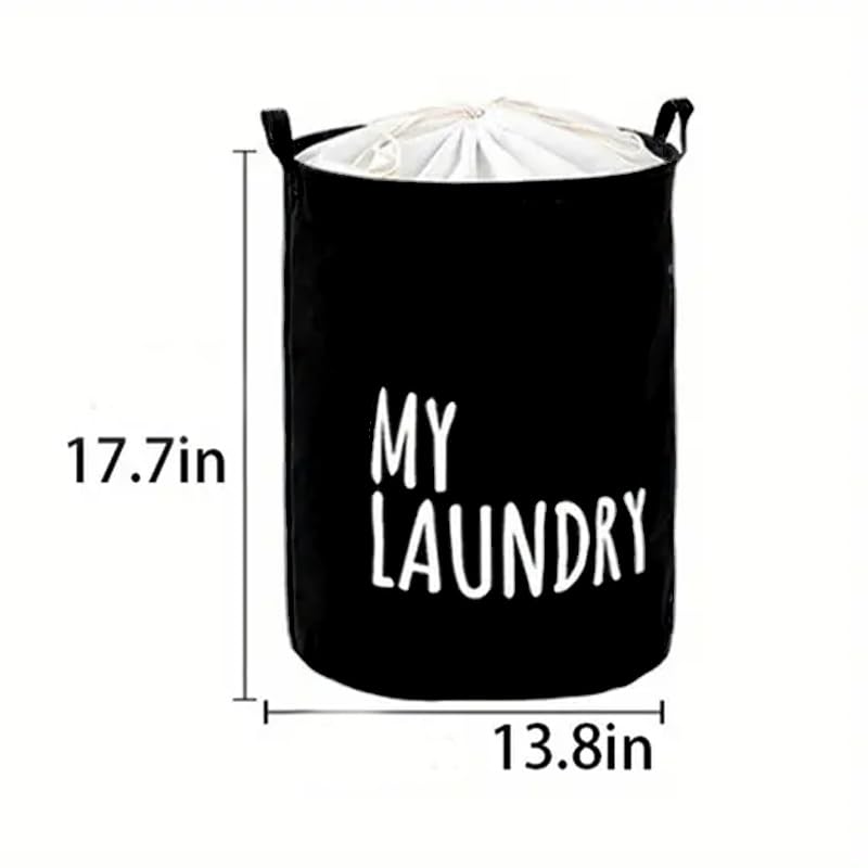 Premium Collapsible Laundry Hamper, Sturdy Oxford Fabric with Easy-Carry Handles, Ideal for Bedroom, Bathroom, and Closet Organization