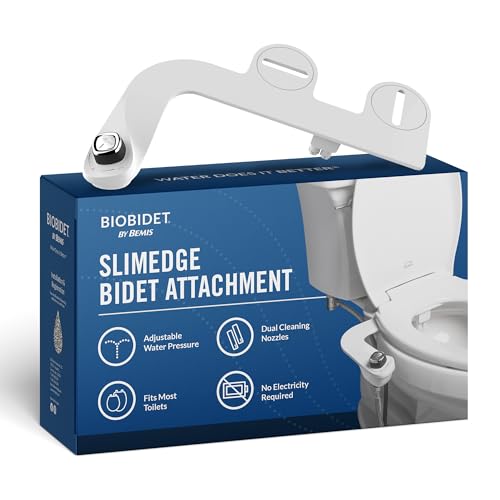 Bio Bidet 7ZSLIMEDGE DRY SlimEdge Bidet Toilet Seat, White