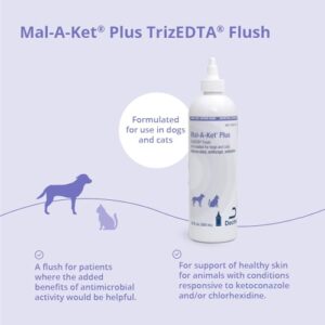 Mal-A-Ket Plus TrizEDTA Flush for Dogs and Cats, 12 oz