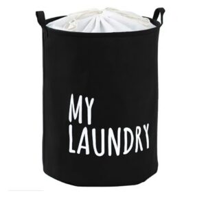 premium collapsible laundry hamper, sturdy oxford fabric with easy-carry handles, ideal for bedroom, bathroom, and closet organization