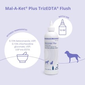 Mal-A-Ket Plus TrizEDTA Flush for Dogs and Cats, 12 oz