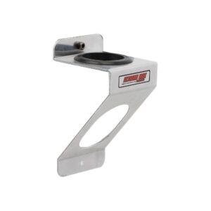 extreme max 5001.6308 wall-mounted aluminum flashlight holder for enclosed race trailer, shop, garage, storage - silver