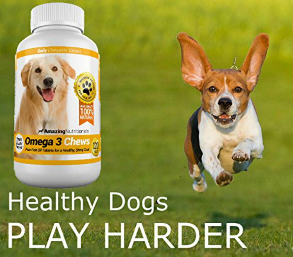 Amazing Turmeric for Dogs and Omega 3 Fish Oil for Dogs Bundle