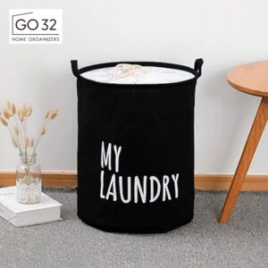 Premium Collapsible Laundry Hamper, Sturdy Oxford Fabric with Easy-Carry Handles, Ideal for Bedroom, Bathroom, and Closet Organization