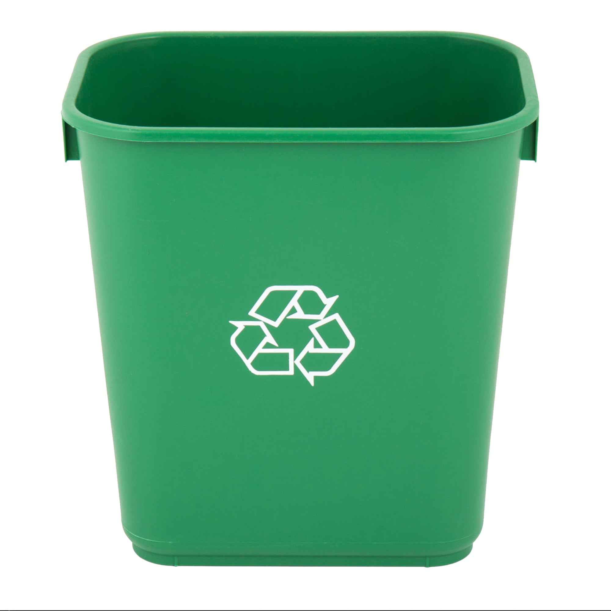 Mix.Home 10 Gallon Green Rectangular Wastebasket Restaurant Trash can Commercial Trash can Office Plastic Trash can Bathroom Garbage bin Rectangular Trash cans for Kitchen Janitorial Trash can