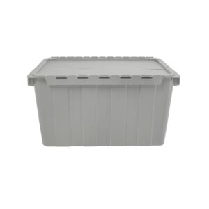 CX 26-Gallon Heavy Duty Tough Storage Container with Flip Lid, (15.3”H x 19.2”W x 28.4”D), Weather-Resistant Design and Stackable Organization Tote [3 Pack]