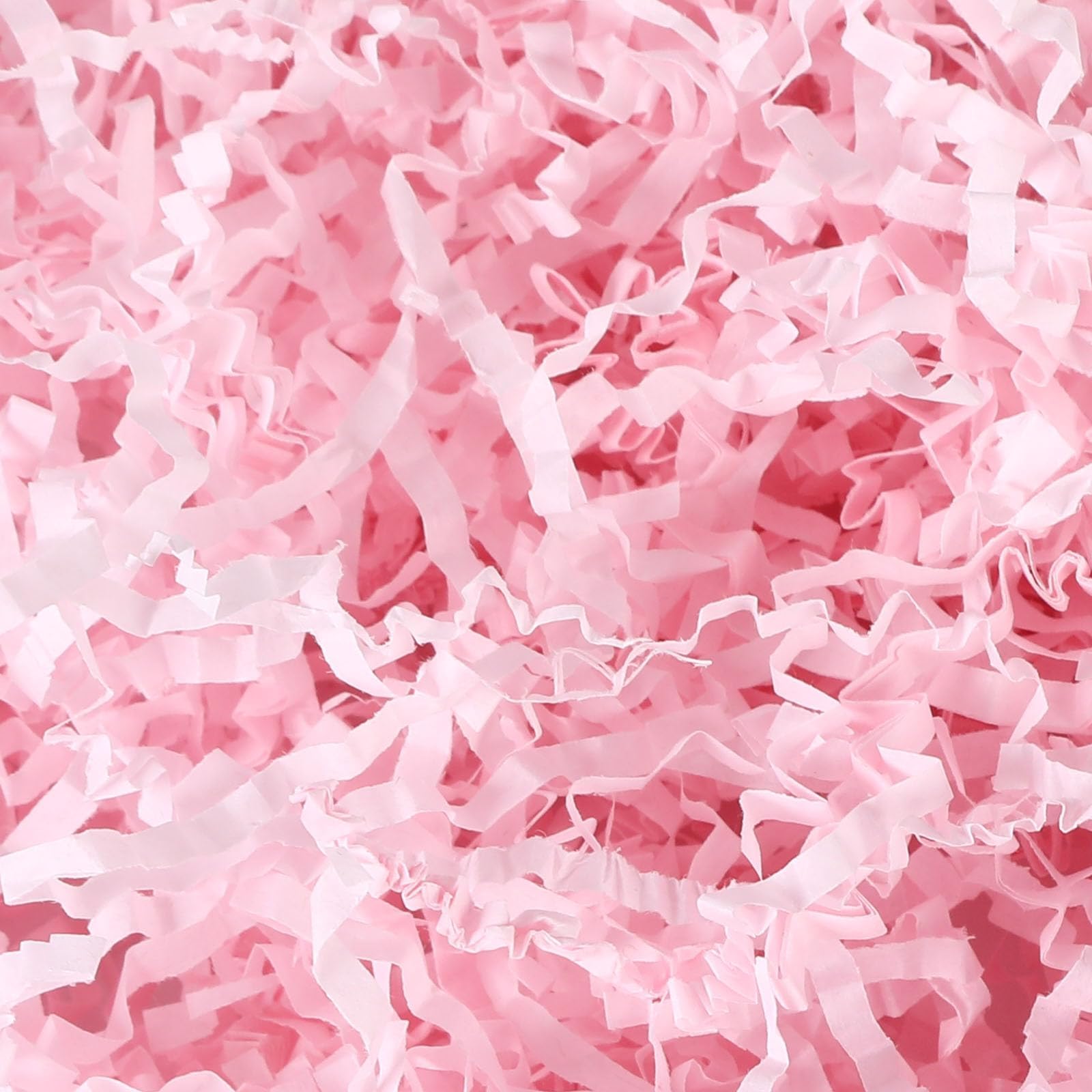 Cgzwxjin Light Pink Crinkle Cut Paper Shred Filler (1/2 LB)，Crinkle Paper for Gift Box, Shredded Paper Filler, Gift Basket Filler,Gift Wrapping