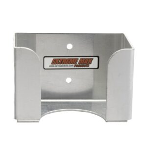 extreme max 5001.6299 tape measure holder for enclosed race trailer, shop, garage, storage - large, silver