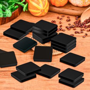 12PCS Non-Slip Cutting Board Feet, Black Anti-Skid Silicone Pads, Countertop Surface Protection for Cutting Board, non Adhesive,no screws