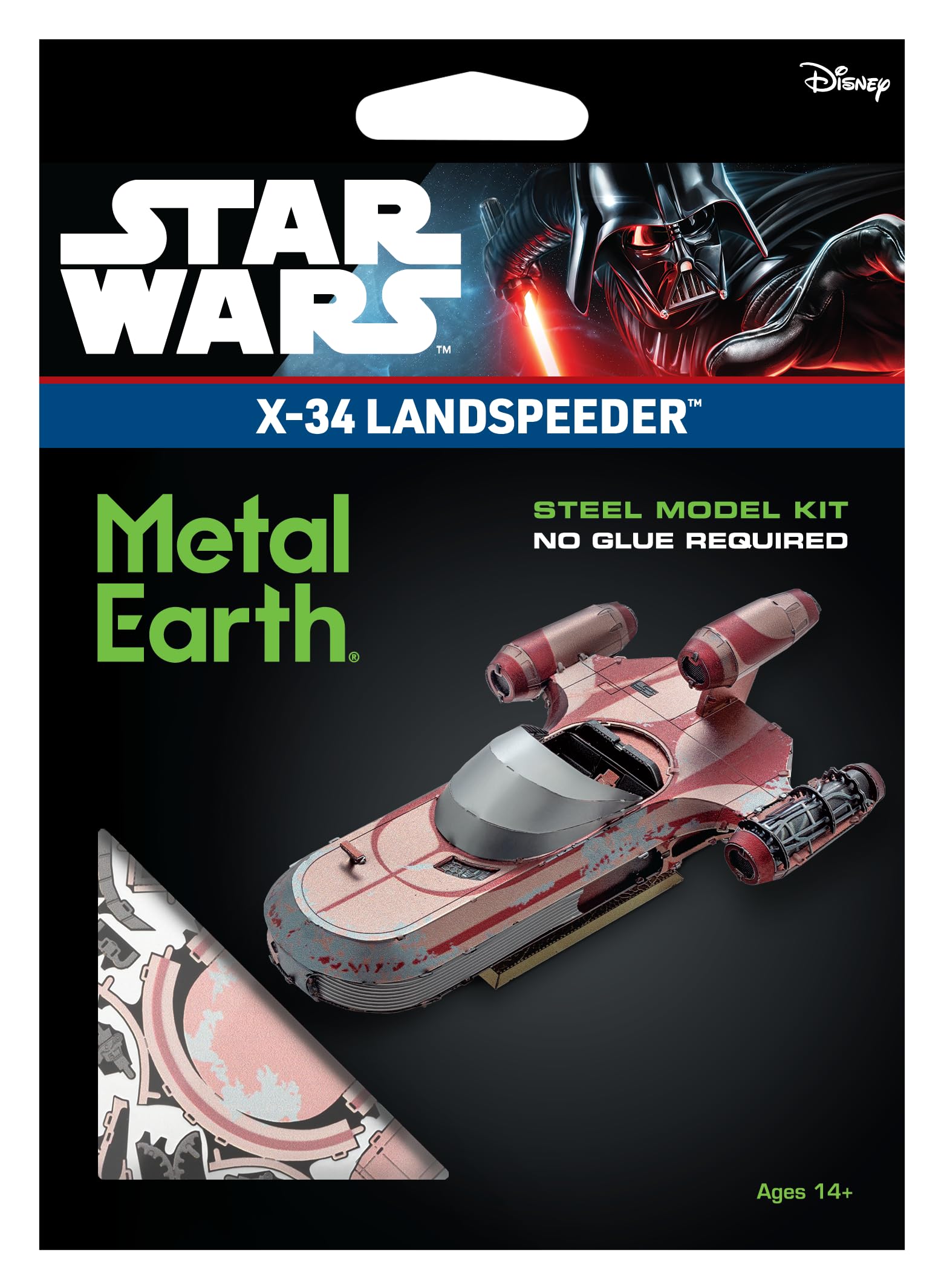 Metal Earth Star Wars X-34 Landspeeder 3D Metal Model Kit Fascinations