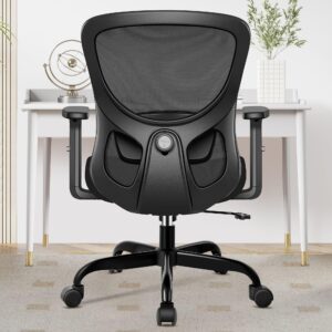 Razzor Office Chair Ergonomic Desk Chair with Adjustable Lumbar Support, Swivel Comfy Computer Chair Heavy Duty Executive Chair for Home Office