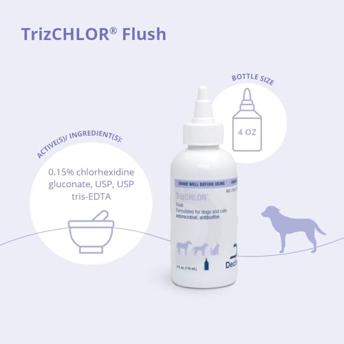 TrizCHLOR Flush for Dogs, Cats and Horses, 4 oz