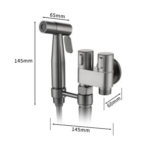 MLD Toilet Companion Bidet Pet Cleaning Bathing G1/2 Caliber pressurized Water-Saving Copper Metal Valve Body for Multi-Purpose use, can be Used with a Toilet, Bathtub, Bathroom Cleaning