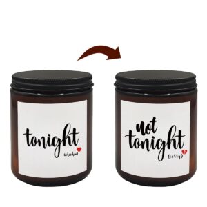 mancheng-zi tonight not tonight candle (1 pcs double-sided), bridal shower gifts, bachelorette gifts for bride, wedding gifts, bridal shower gifts for bride to be, scented candles for bedroom