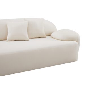 Tov Furniture Allegra Cream Velvet Sofa