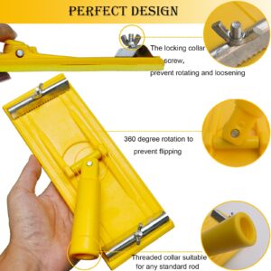 Toromp Pole Sander Replacement Head - No-Flip Design with Quick Release Clamp and Universal Coarse Threaded Collar - Sander Head Only